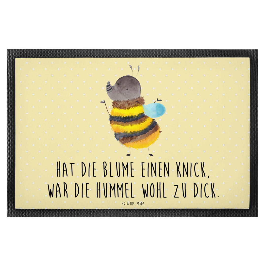 Mr. &amp; Mrs. Panda 50 x 75 cm Fussmatte Hummel flauschig - Geschenk, Türvorleger, Tiermotive, Blume, H