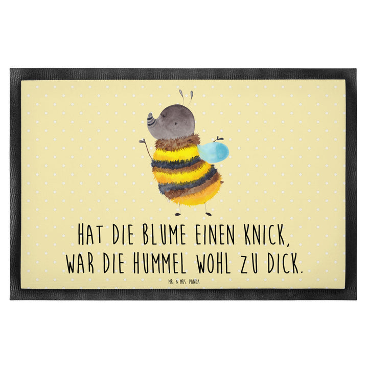 Mr. &amp; Mrs. Panda 50 x 75 cm Fussmatte Hummel flauschig - Geschenk, Türvorleger, Tiermotive, Blume, H