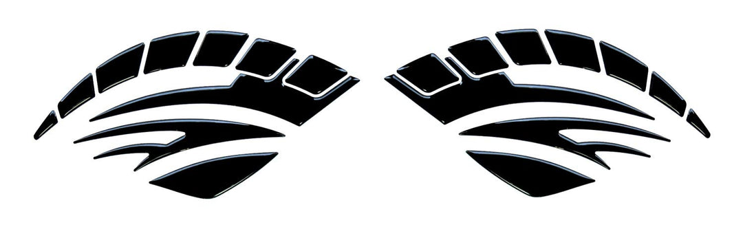 BIKE-label Tankpad Seitentank Black Schwarz kompatibel für Honda 810000