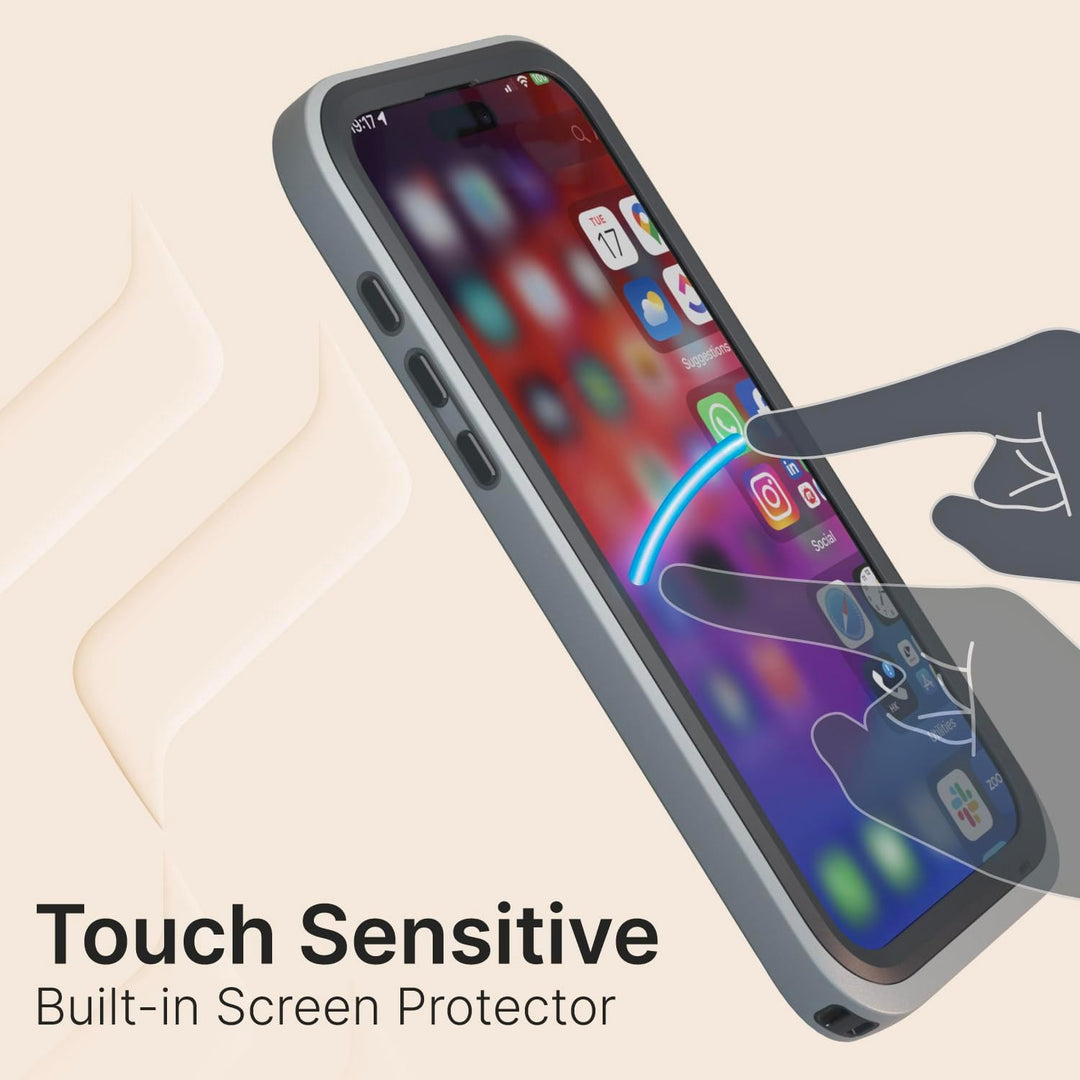 Catalyst Total Protection Case for iPhone 15 Pro - 5X More Waterproof iPhone 15 Pro Case, Highly Res