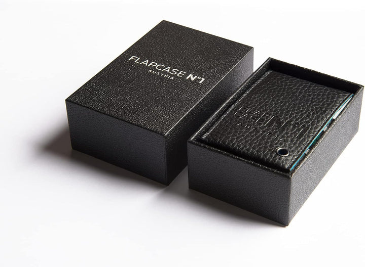 FLAPCASE N°1 • GOLF • Designer Zigarettenetui, Made in Austria, Gummiband, Leder vegan Zigarettenbox