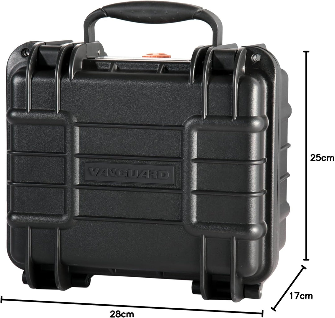 Vanguard Supreme 27F Wasserdichter Fotokoffer mit Schaumstoff schwarz, mit Schaumstoff