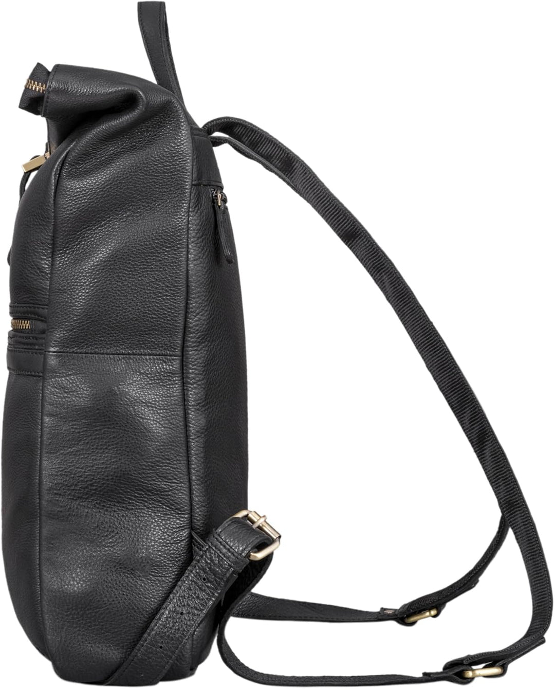 STILORD Edmund Echtleder Rolltop Rucksack Leder Herren und Damen moderner Vntage Lederrucksack Fahrr