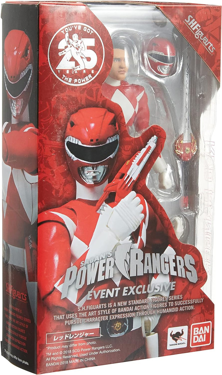 Bandai Tamashii Nations S.H. Figuarts Power Rangers SDCC 2018 Red Ranger Actionfigur