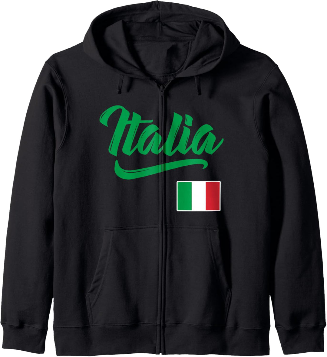 Italien-Flagge Italia Italiano Familienerbe Kapuzenjacke