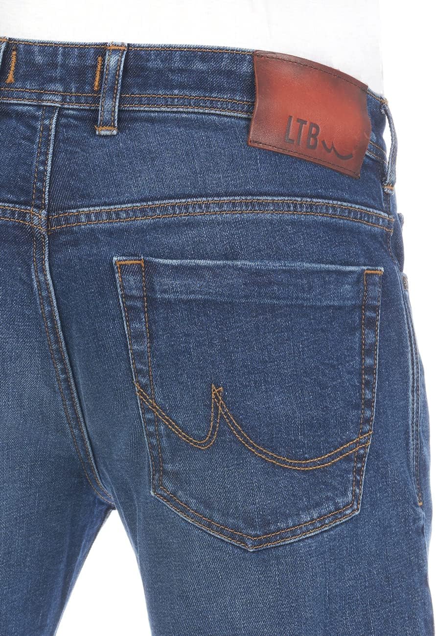 LTB Jeans Hose Herren Bootcut Timor Denim Stretch Tiefer Bund Blau Schwarz 28W - 40W 30L - 36L 28W /