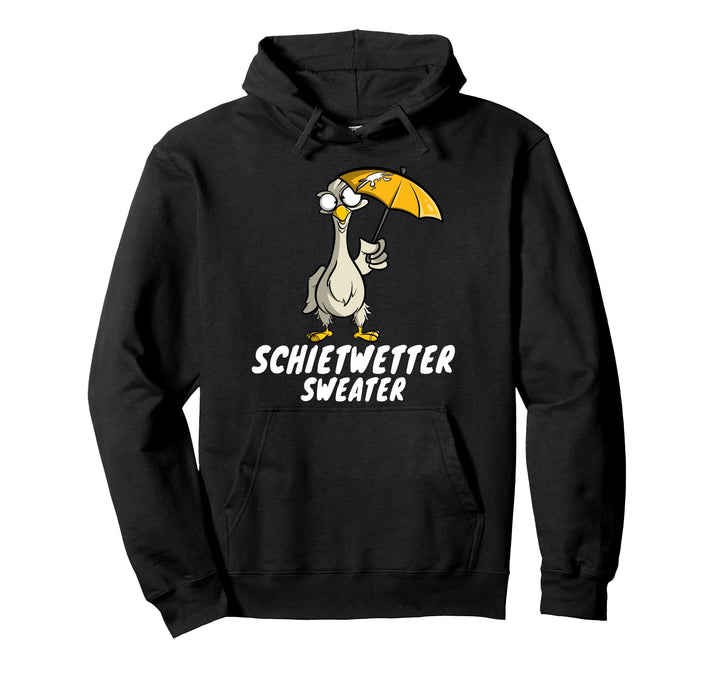 Schietwetter Sweater - Norddeutscher Humor Möwe Pullover Hoodie