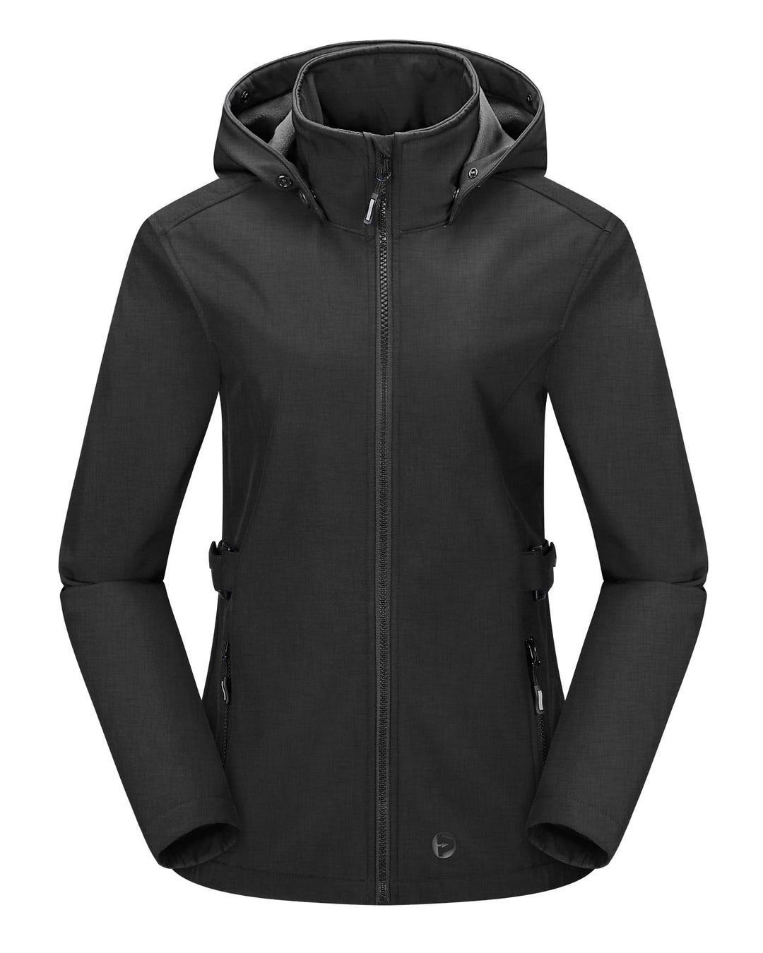 Outdoor Ventures Damen Softshelljacke Kurze Gefütterte Funktionsjacke Wasserdichte Übergangsjacke mi