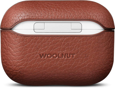 Woolnut Leder Hülle Case für AirPods Pro 2. Gen - Cognac Braun, Cognac