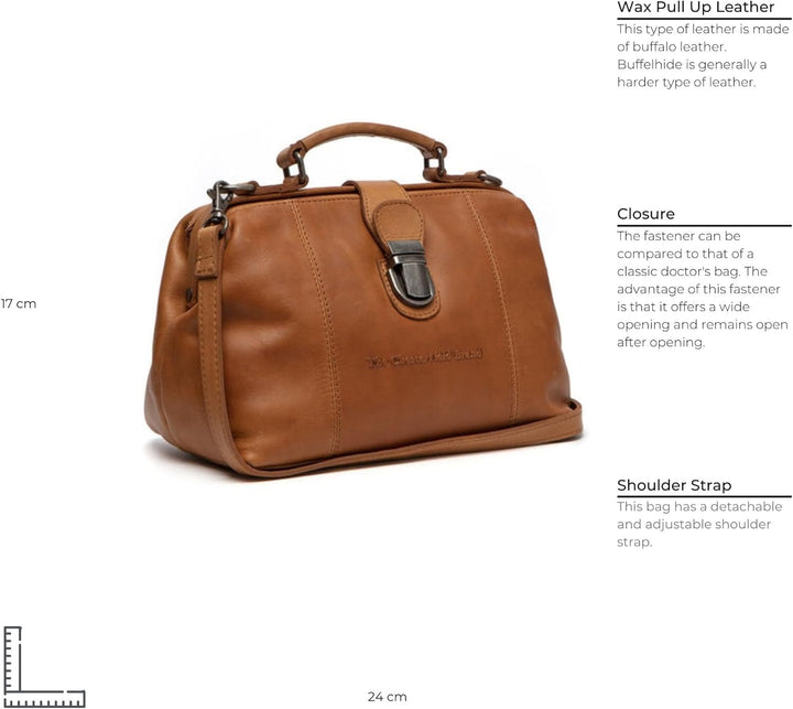 The Chesterfield Brand Rachael - Schultertasche Leder 24 cm cognac