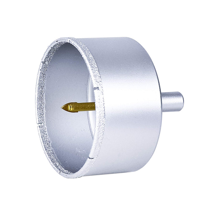 S&amp;R Diamant-Lochsäge Set 68 mm mit Zentrierbohrer, Diamant Hohl-Bohrkrone, für harte Fliesen, Porzel