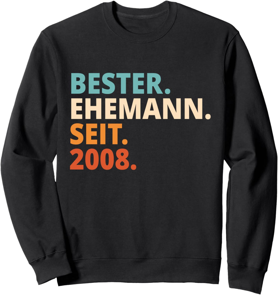 Bester Ehemann Seit 2008 14. Hochzeitstag Sweatshirt