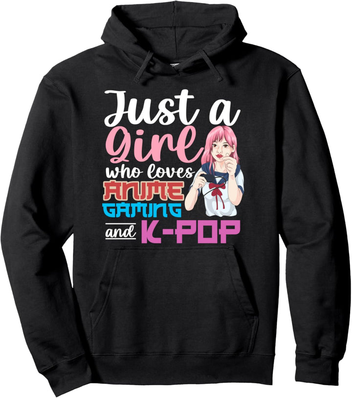 Videospiel Gamer Nerd Korea Musik Anime Gaming Kpop Mädchen Pullover Hoodie