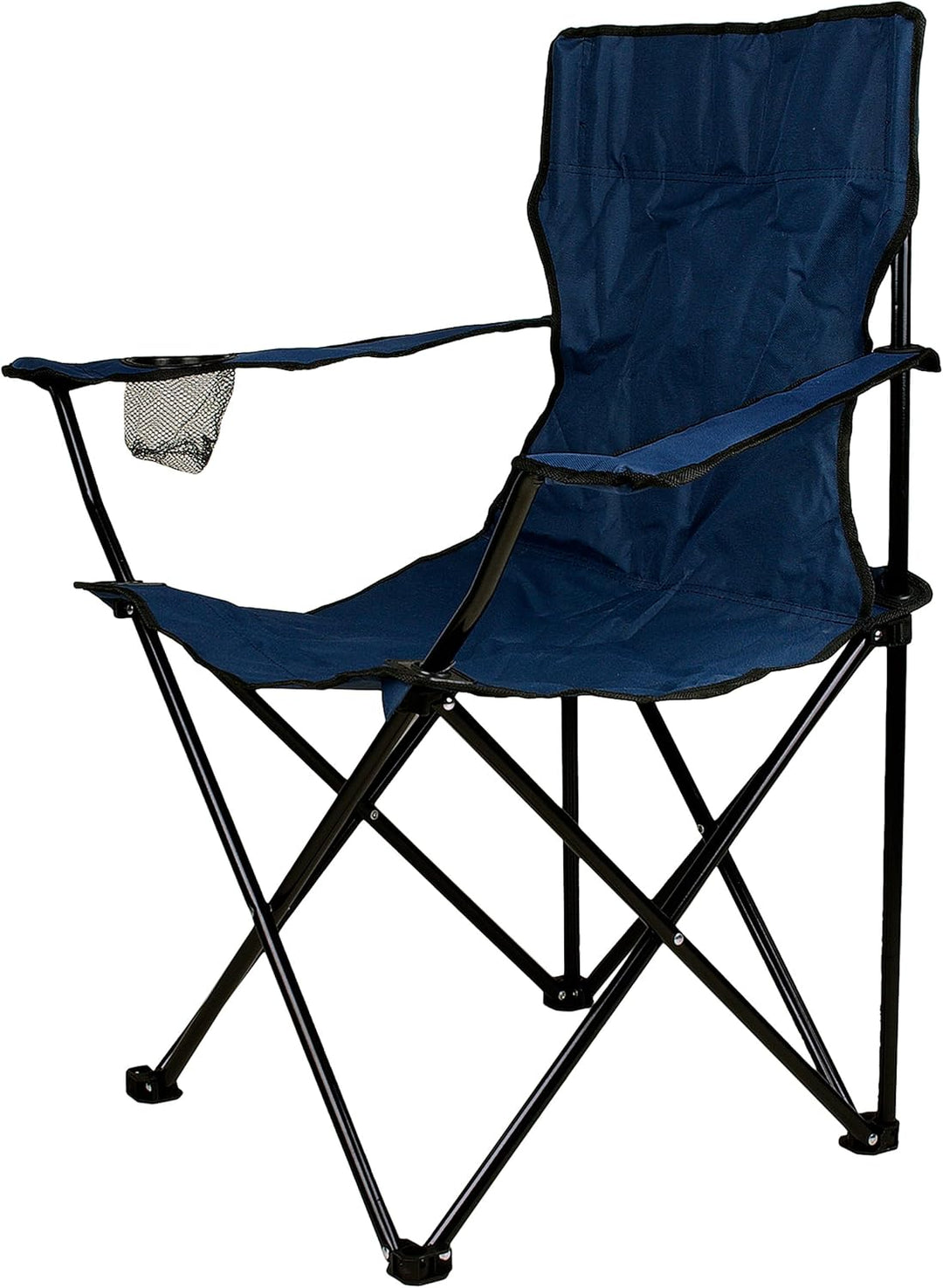 Nexos 2-er Set Angelstuhl Anglerstuhl Faltstuhl Campingstuhl Klappstuhl mit Armlehne und Getränkehal