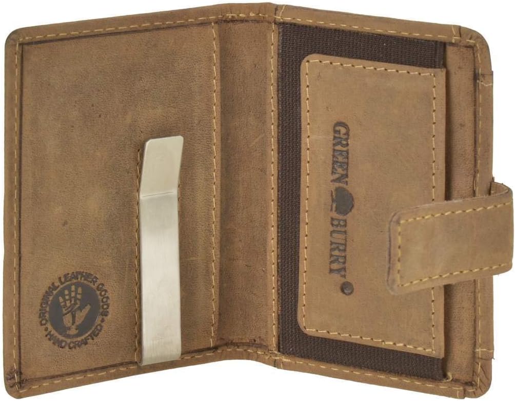 Greenburry Vintage Geldbörse RFID Leder 7 cm