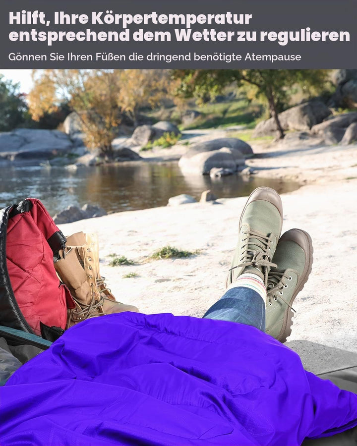 Schlafsack Outdoor für Camping: Sportneer 3-4 Jahreszeiten Sommerschlafsack Schlafsäcke Kleines Pack