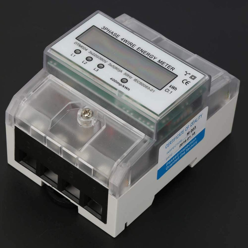 220 / 380V 5-80A Energieverbrauch Digitaler Stromzähler 3 Phasen 4P KWh-Zähler mit digitalen LCD-Pro