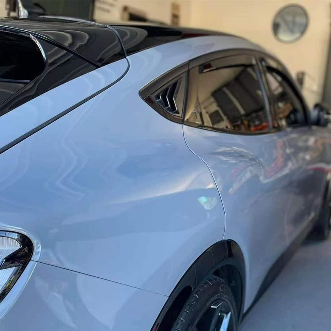 AOSK für Mustang Mach E Viertel Seitenfenster Schaufel Lamellen Abdeckung Fenster Visier Abdeckung A