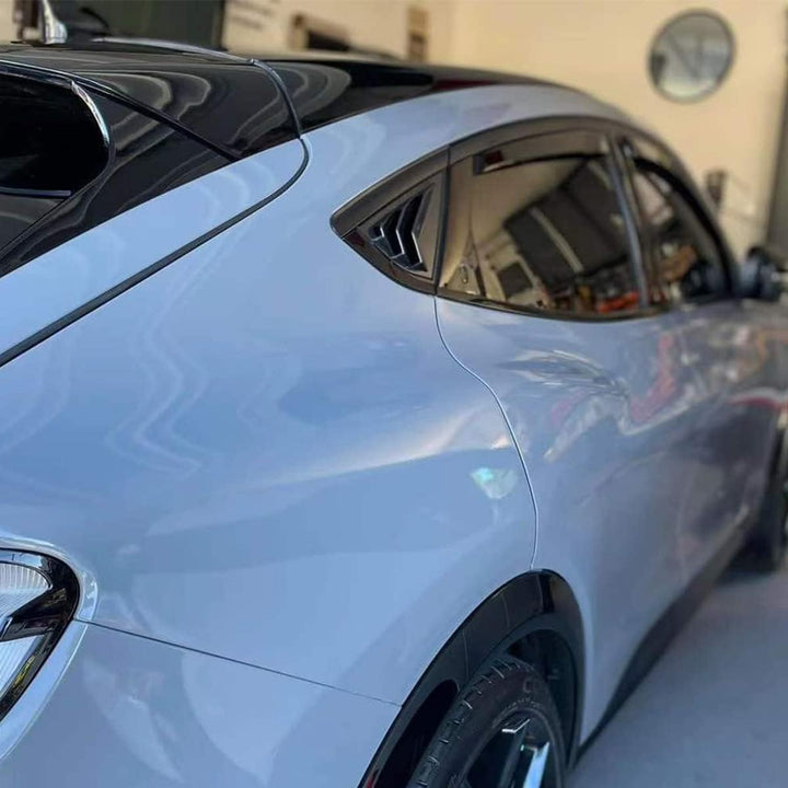 AOSK für Mustang Mach E Viertel Seitenfenster Schaufel Lamellen Abdeckung Fenster Visier Abdeckung A