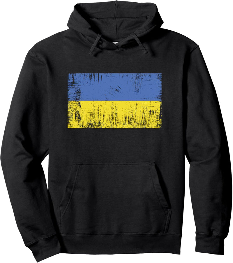 Ukrainische Flagge Ukraine-Fahne Geschenk Fussball-Fan Sport Pullover Hoodie