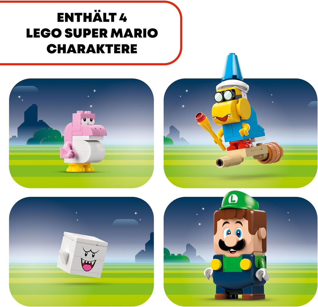 LEGO Super Mario Abenteuer mit dem interaktiven Luigi, Nintendo Geschenk für Jungen, Mädchen und Gam