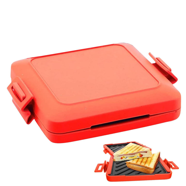 Mikrowellen Maker, Sandwichtoaster Klein, Kabellose Antihaft Toaster, Sandwich Maker Camping, Mit Ve