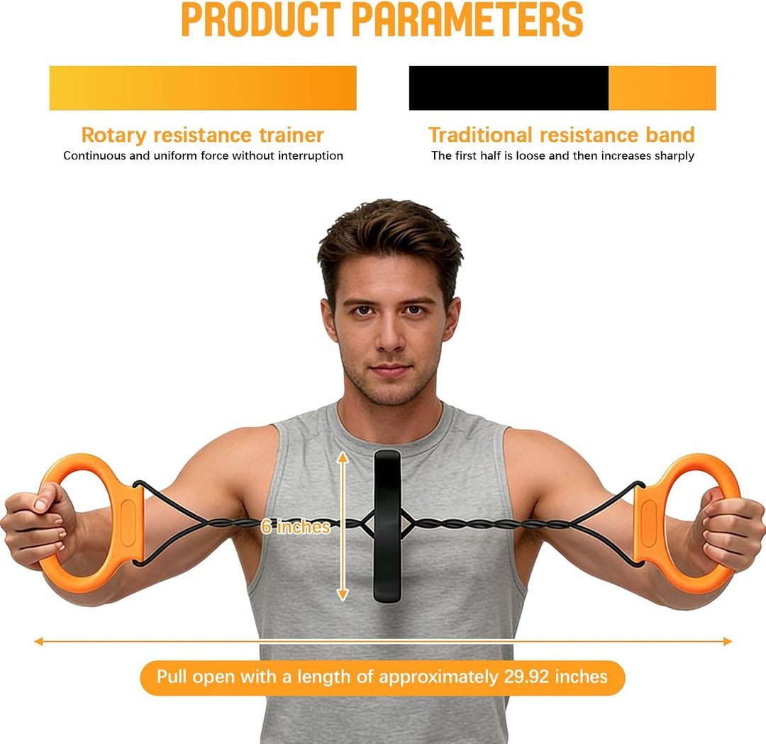 Brustmuskel Expander Zuggerät, tragbarer Heimfitness Trainer für Brust Arme | Trainingsgeräte für di