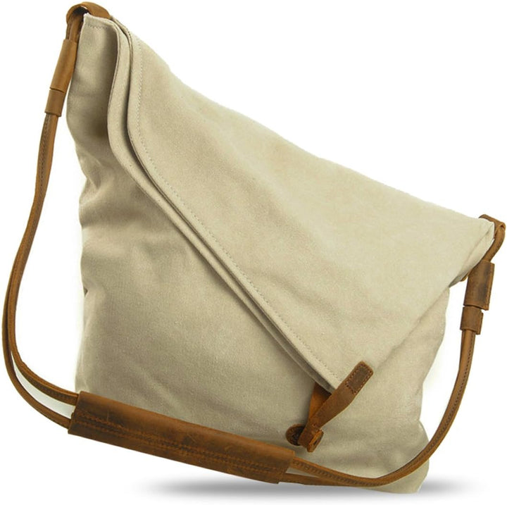 FANDARE Retro Umhängetasche Männer/Frauen 13 Zoll Laptop Business Crossbody Bag Outdoor Reise Campin