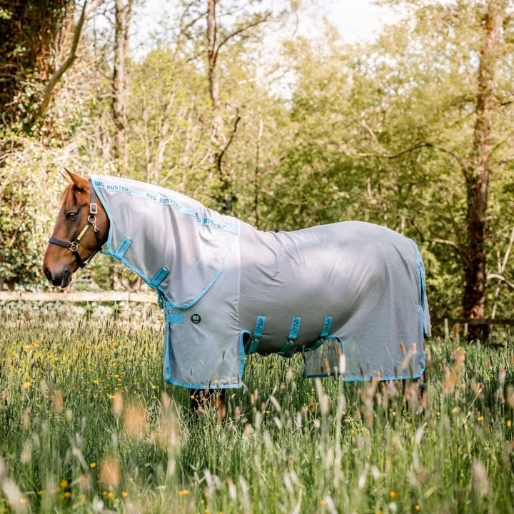 Horseware Insekten-/Sommerdecke für Pferde AmEco 6'6 silver/light blue, 6'6 silver/light blue