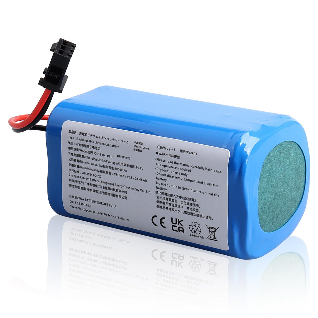12.8V Akku für Lefant M210 M210B M210P M213 M213S Robot für Saugroboter Battery 2000mAh Staubsauger-