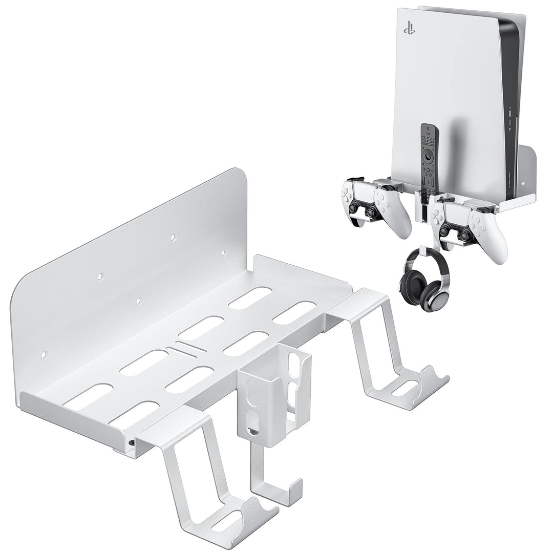 Aceshop Wandhalterung PS5,5 IN 1 Wandhalterung Set für Playstation 5 (Disc und Digitale) Robust Stah