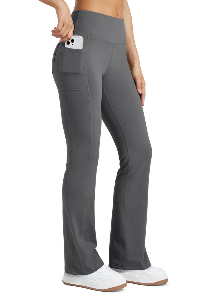 WILLIT Thermo Leggings Damen Winter Gefütterte Fleece Sporthose Yogahose Warm Sport Leggings Laufhos