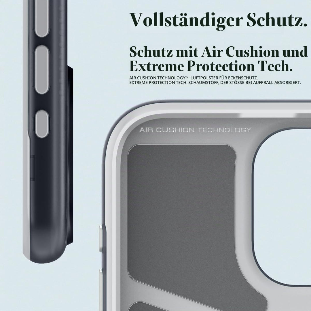 Spigen Classic C1 MagFit Hülle Kompatibel mit iPhone 15 Pro Kompatibel mit MagSafe -Graphite, Graphi