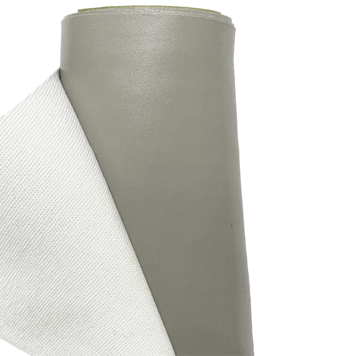 A-Express Kunstleder Lederimitat Wasserdicht Leder Stoff Schneiderei Kleidung Kleid Meterware - Grau
