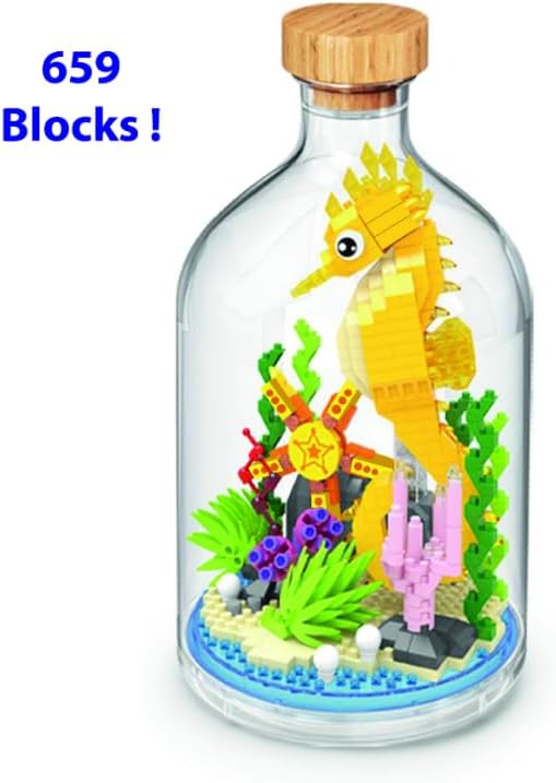 Bausatz mit Miniaturblöcken zum BAU von Insekten und kleinen Tieren. Inklusive Methacrylat-Flasche z