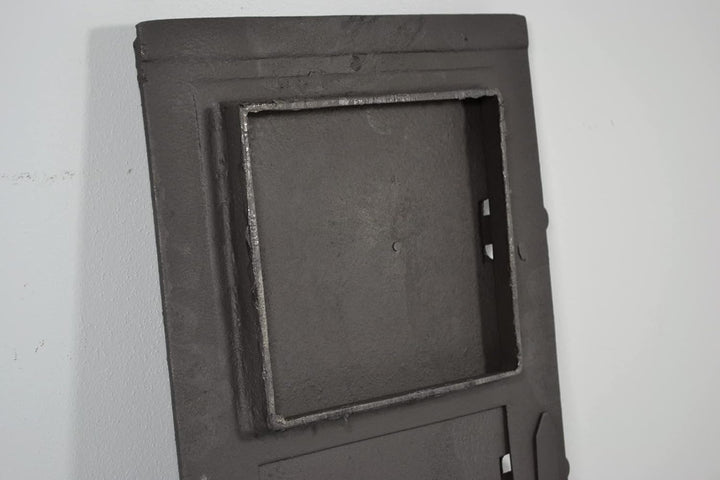 SEZAM Backofentür aus Gusseisen mit 2 Türen - mit Türriegel, Brotofentür - Steinofentür - Pizzaofent