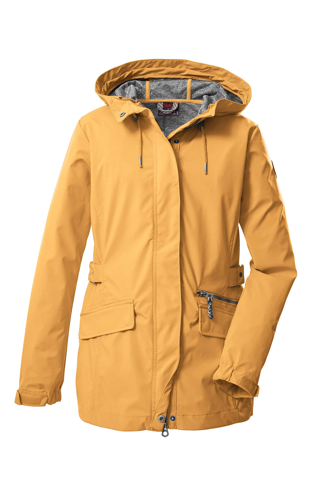 G.I.G.A. DX Damen Gs 96 Wmn Sftshll Jckt Softshelljacke/Outdoorjacke mit Kapuze 42 gebranntes gelb,