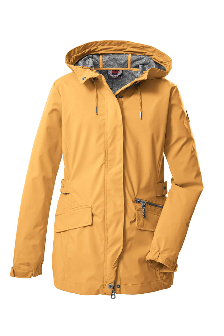 G.I.G.A. DX Damen Gs 96 Wmn Sftshll Jckt Softshelljacke/Outdoorjacke mit Kapuze 42 gebranntes gelb,