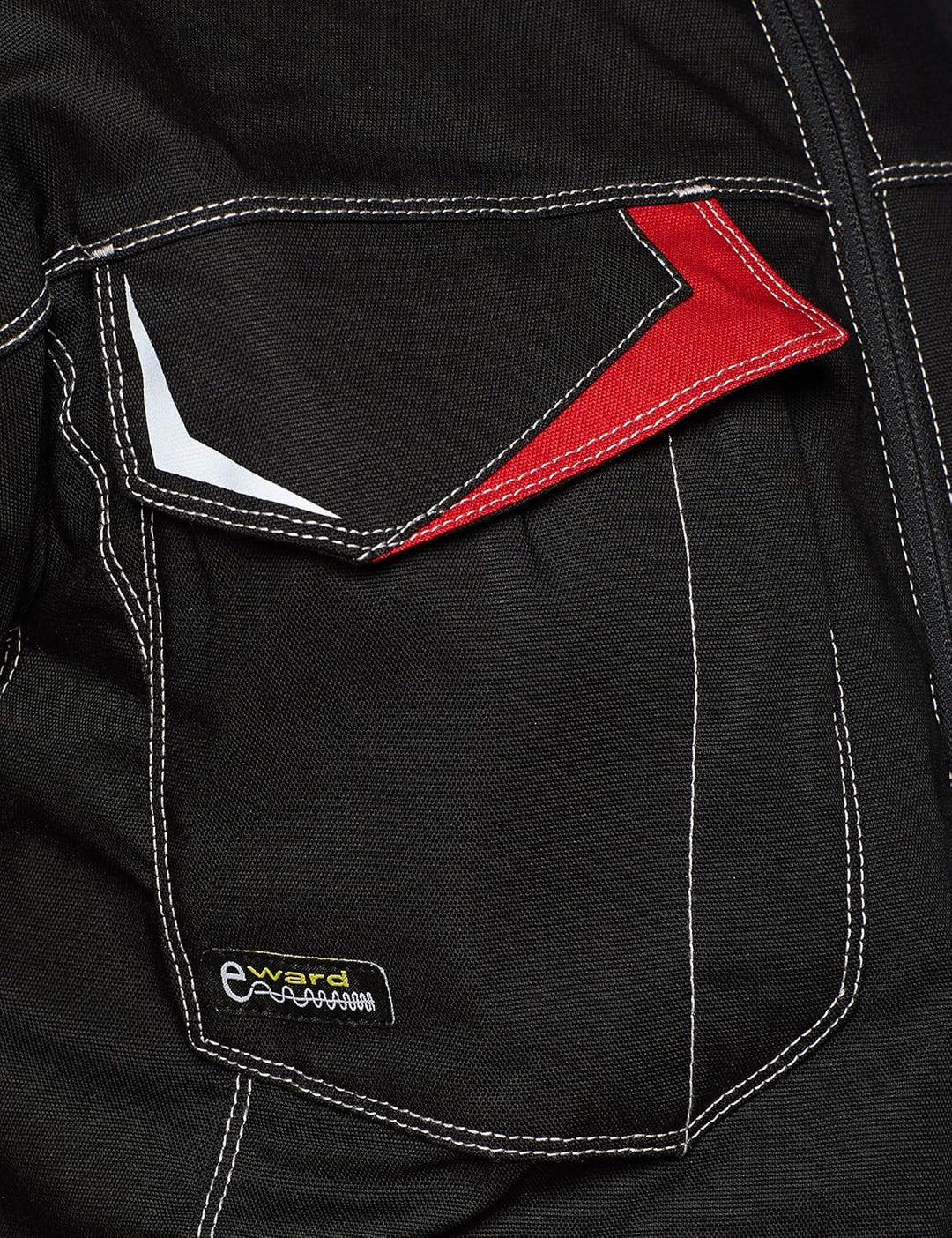 Cofra V480-0-05.Z52 Arbeitsjacke "Abrantes", schwarz / rot, Grösse 52