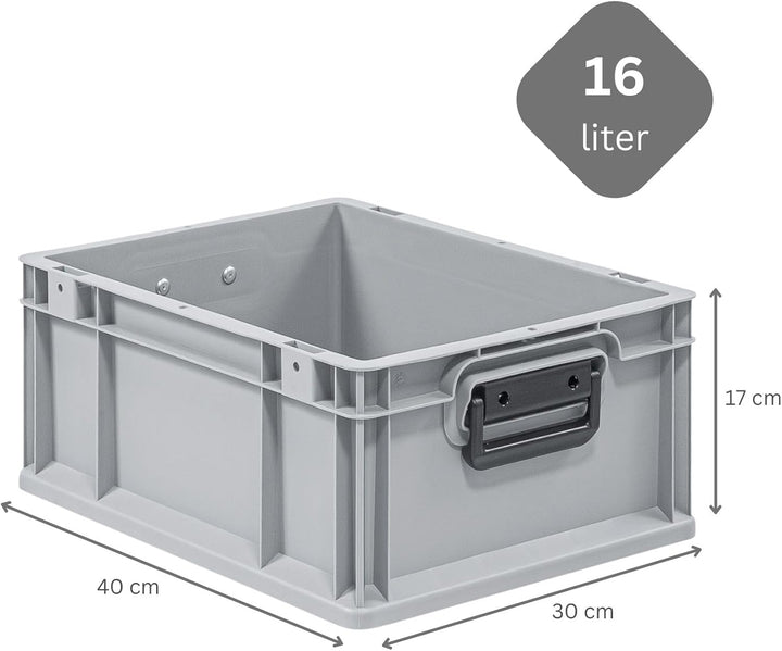 Mega Deal | 10x Proregal Eurobox NextGen Portable Duo |HxBxT 17x30x40cm HxBxT 17x30x40cm Grau, HxBxT