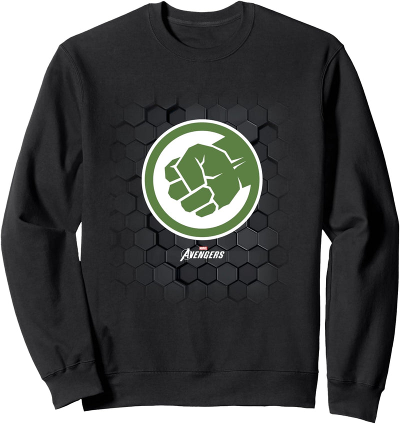 Marvel Gamerverse Hulk Symbol Hexagon Background Sweatshirt