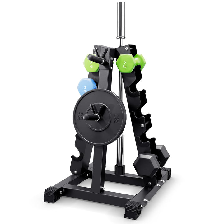 Dripex 3/5 Ebenen hantelständer kurzhanteln, Passend zu Hanteln, Kettlebells, Langhanteln, Max.500kg