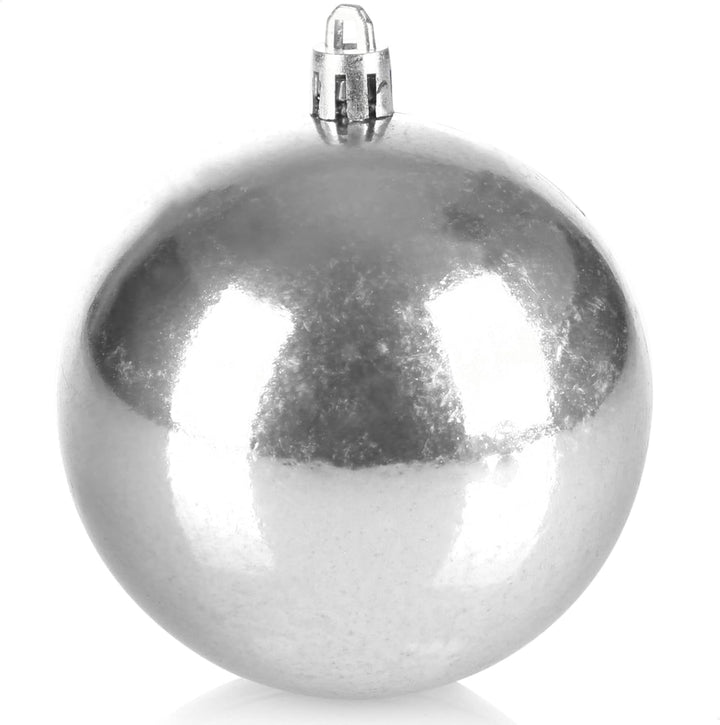 com-four® 48x Weihnachtskugeln, Christbaumkugeln bruchsicher aus Kunststoff für Weihnachten, Baumsch