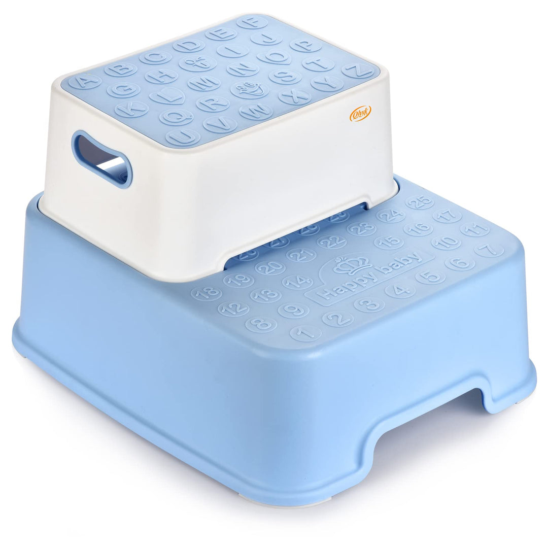 QHYK Tritthocker, Zweistufiger Tritthocker für Kinder, Trennbar Separate Nutzung, Robust Antirutsch,