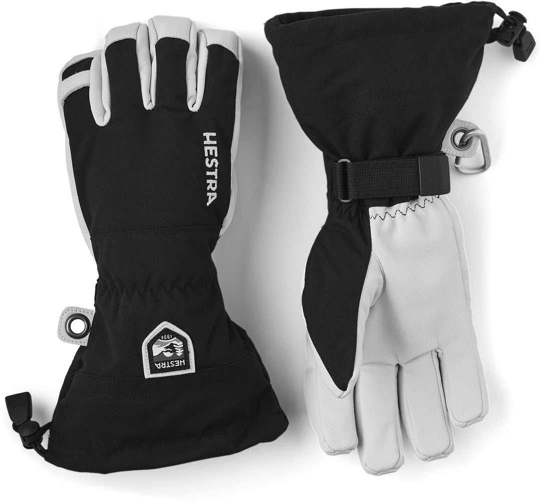 Hestra, Ski-Handschuhe Stulpe, Armee-Leder., 5