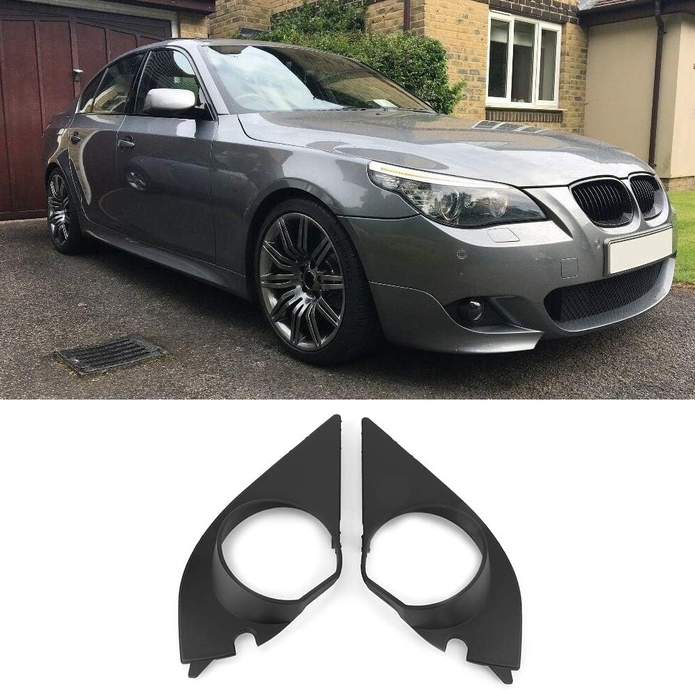 Nebelscheinwerfer Abdeckung, Nebelscheinwerfer Abdeckung Lampe Rahmengitter Fit für 5er E60 E61 03-1