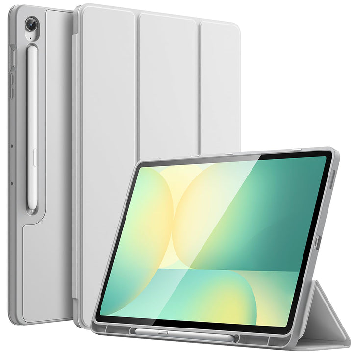 JETech Hülle für Samsung Galaxy Tab S10 FE Plus/S10 FE+ 13,1 Zoll mit S Pen Halter, Weiche TPU Tri-F