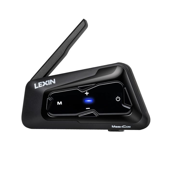 LEXIN MeshCom Mesh 3.0 Helm Intercom, Motorrad Headset Bluetooth 5.0, Motorradhelm Kommunikationssys