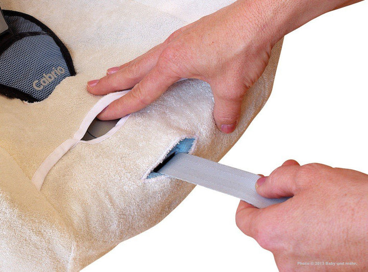 ByBoom - Frottee Sommerbezug, Schonbezug für Babyschale, Autositz, z.B. Maxi Cosi CabrioFix, City, P