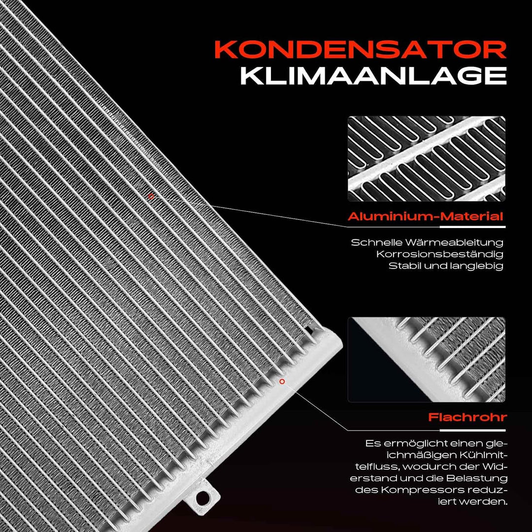 Frankberg Kondensator Klimaanlage Kompatibel mit 911 996 1997-2005 911 Cabriolet 996 1998-2005 911 T